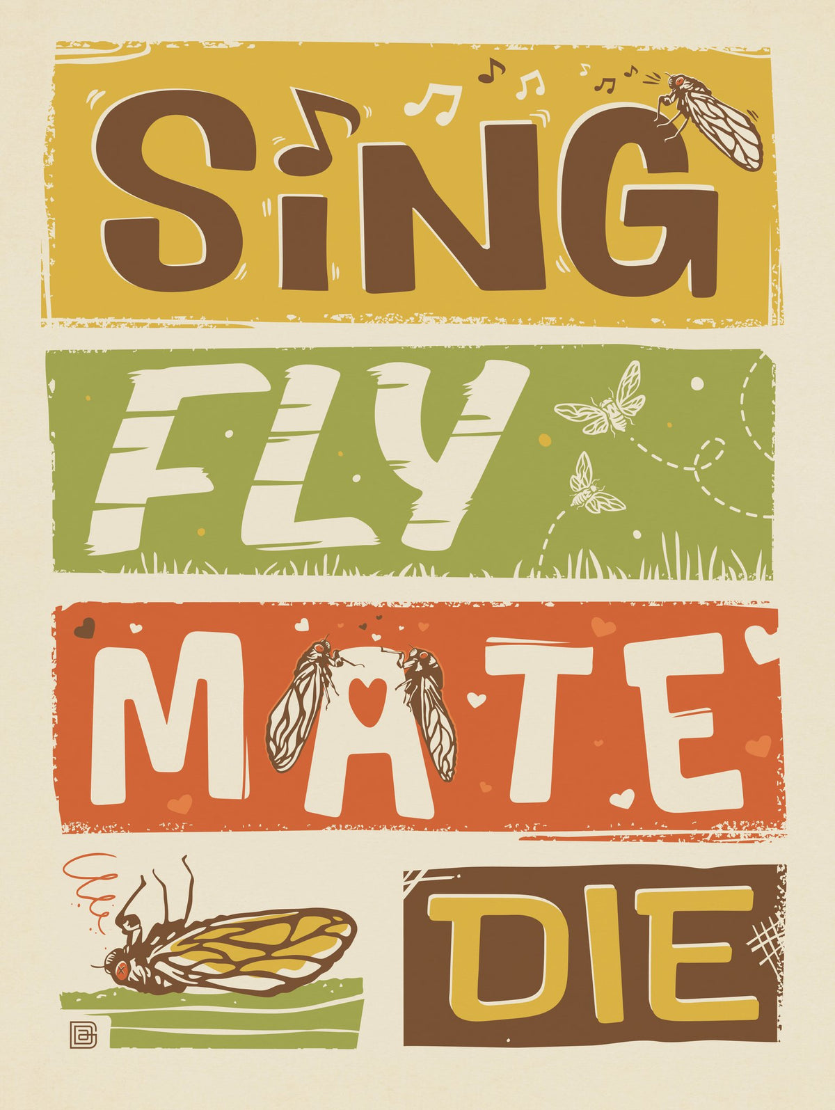 Cicada Invasion: Sing. Fly. Mate. Die. - Puzzle - Artwork