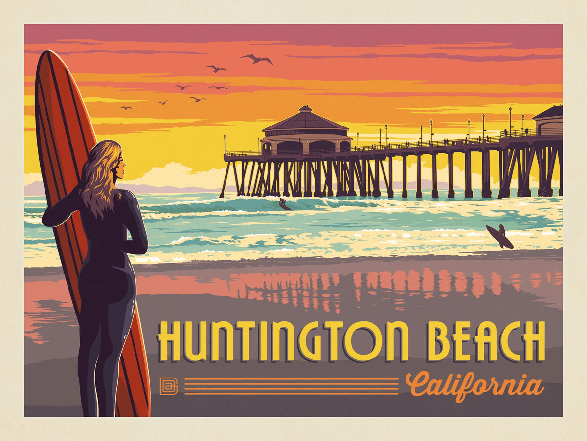 Huntington Beach, California - Puzzle - Artwork