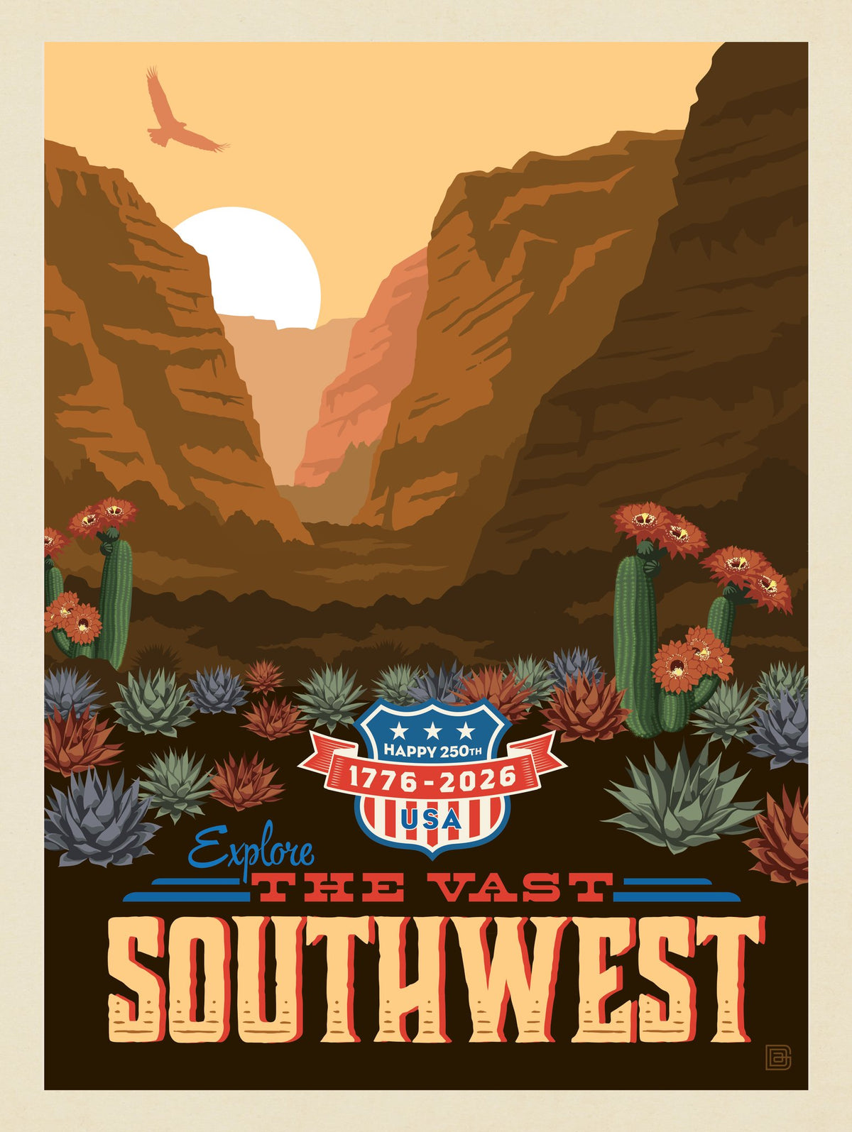 250th Anniversary USA: Celebrate The Southwest - Puzzle - Artwork