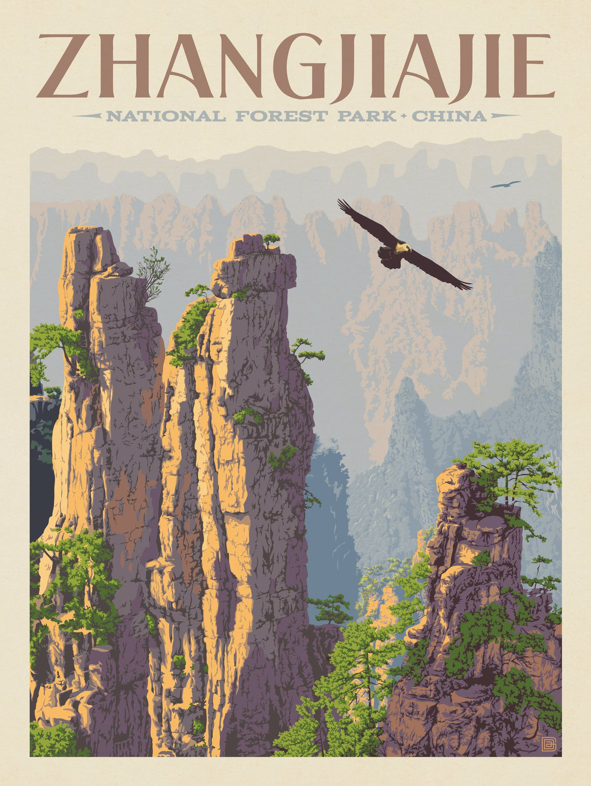 China: Zhangjiajie National Forest Park - Puzzle - Artwork