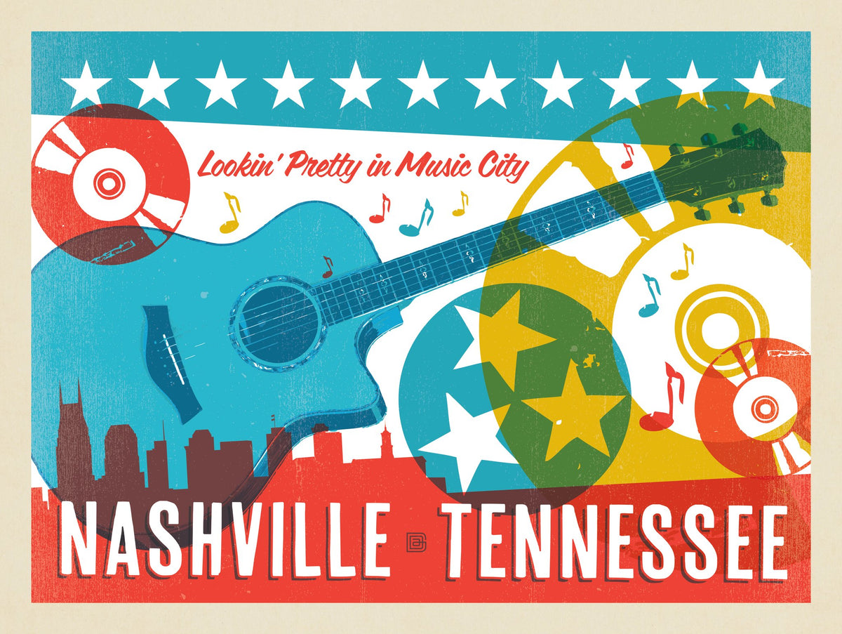 Lookin' Pretty In Music City (Horizontal) - Puzzle - Artwork