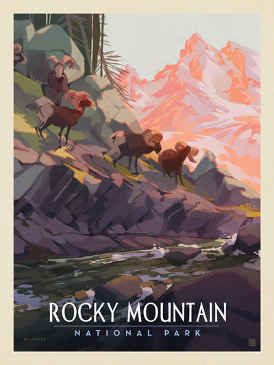 Rocky Mountain National Park: Bighorn Sheep Herd - Puzzle
