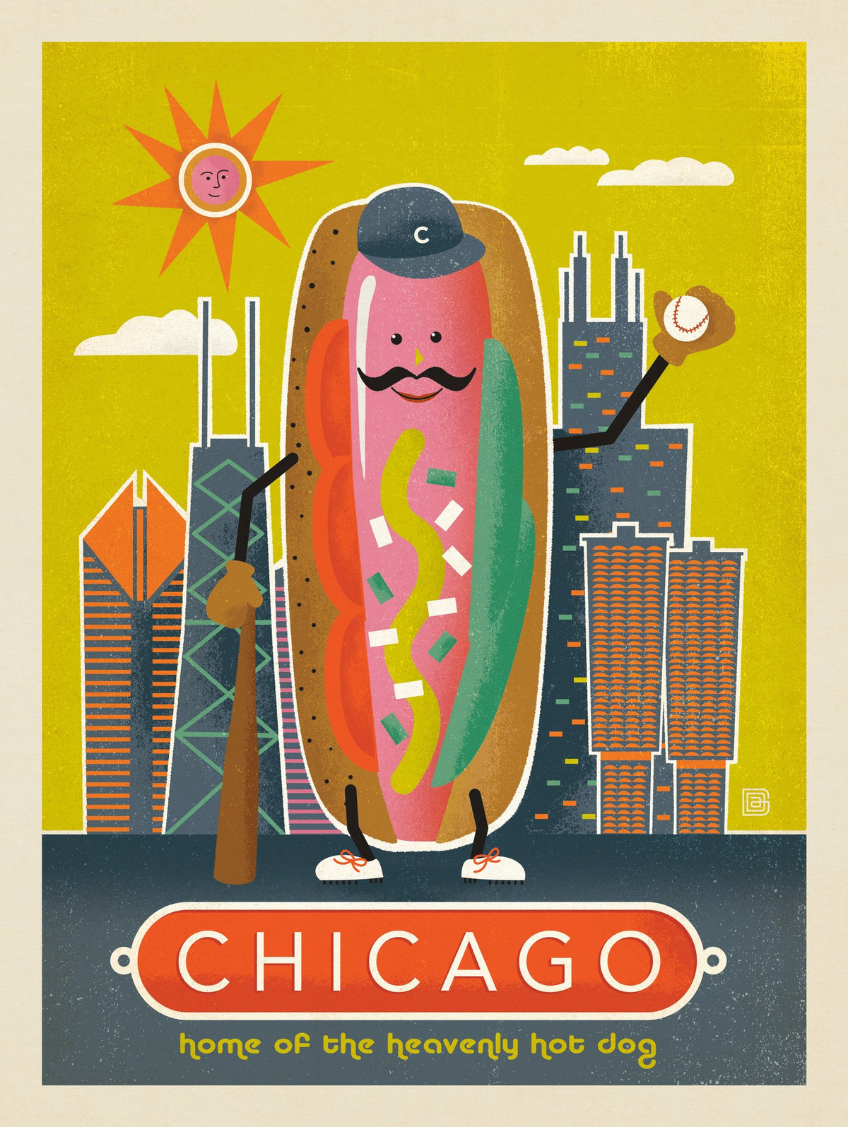 Chicago-Style Hot Dog - Puzzle - Artwork
