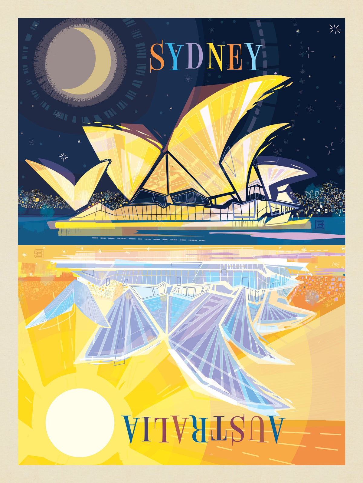 Australia: Sydney Opera House (Mod Design) - Puzzle - Artwork