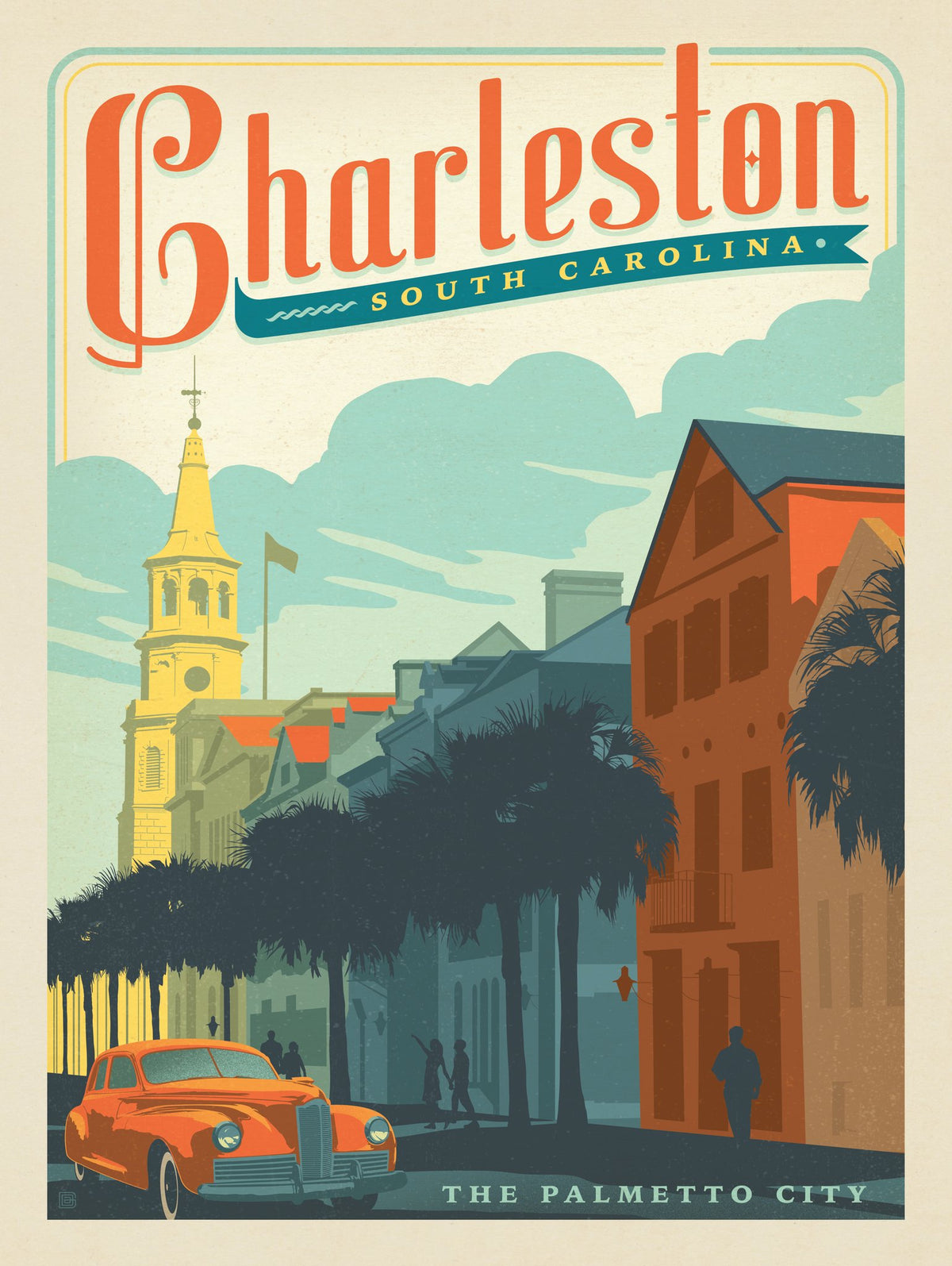 Charleston, SC: Broad Street - Puzzle - Artwork