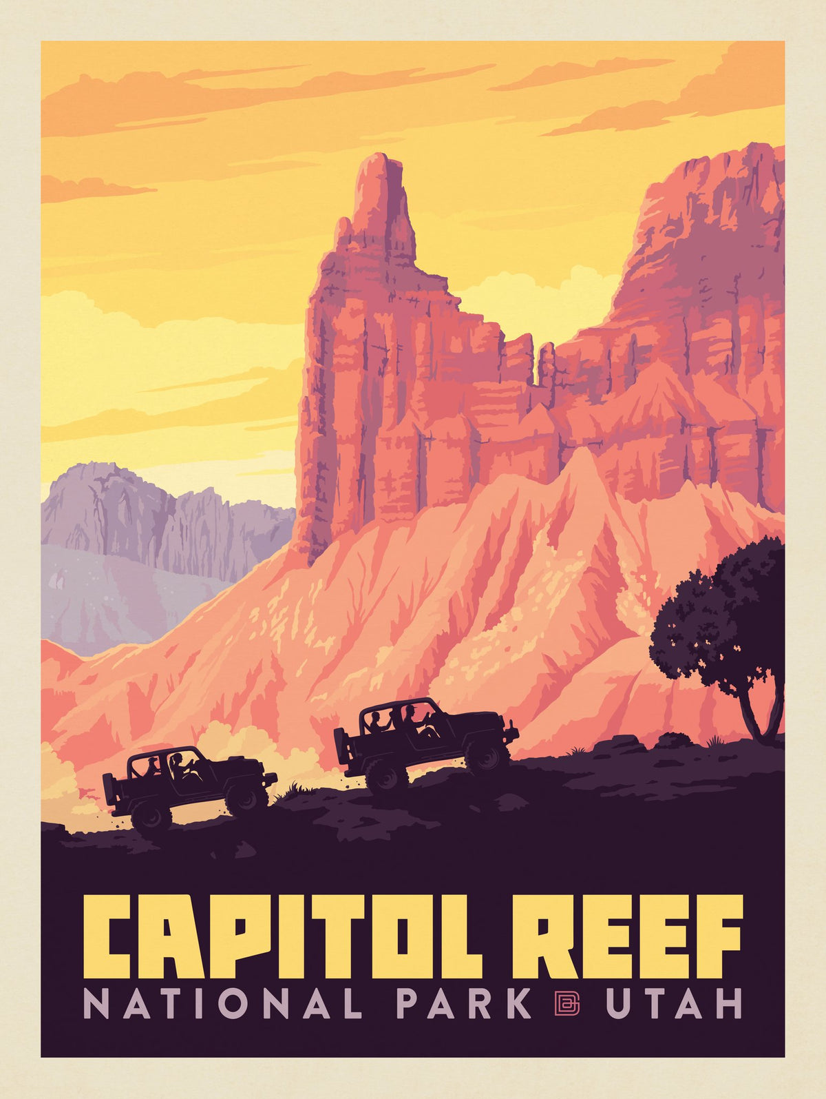 Capitol Reef National Park: 4-Wheeling - Puzzle - Artwork