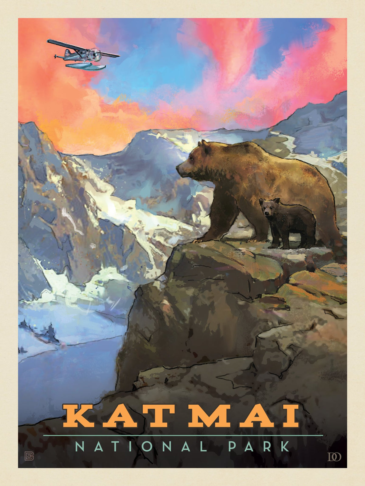 Katmai National Park: Mountain View - Puzzle - Artwork