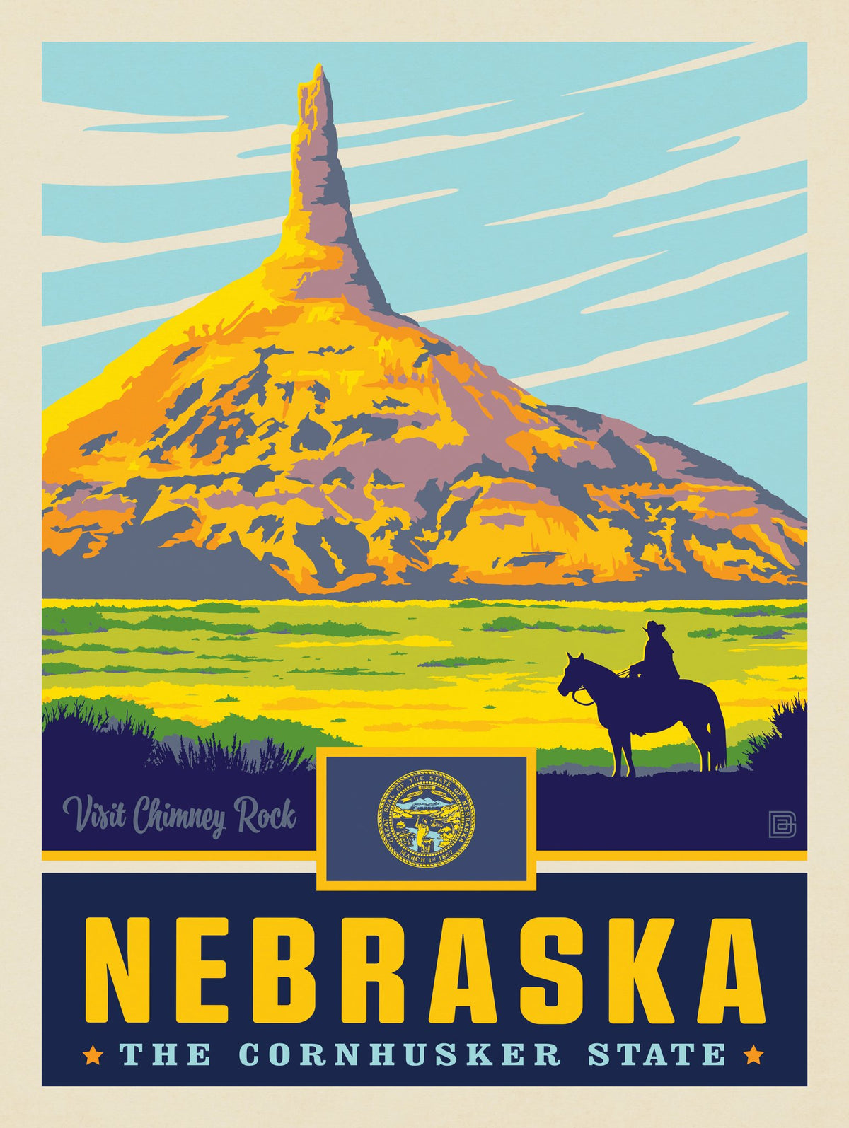 Nebraska State Pride - Puzzle - Artwork