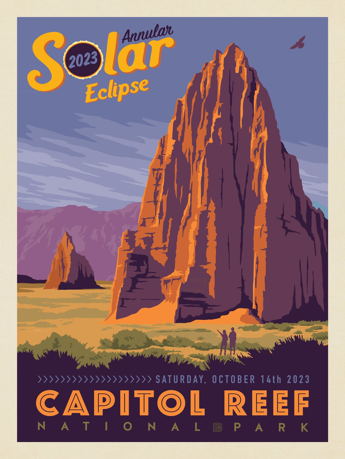 Annular Solar Eclipse: 2023 Capitol Reef National Park - Puzzle - Artwork