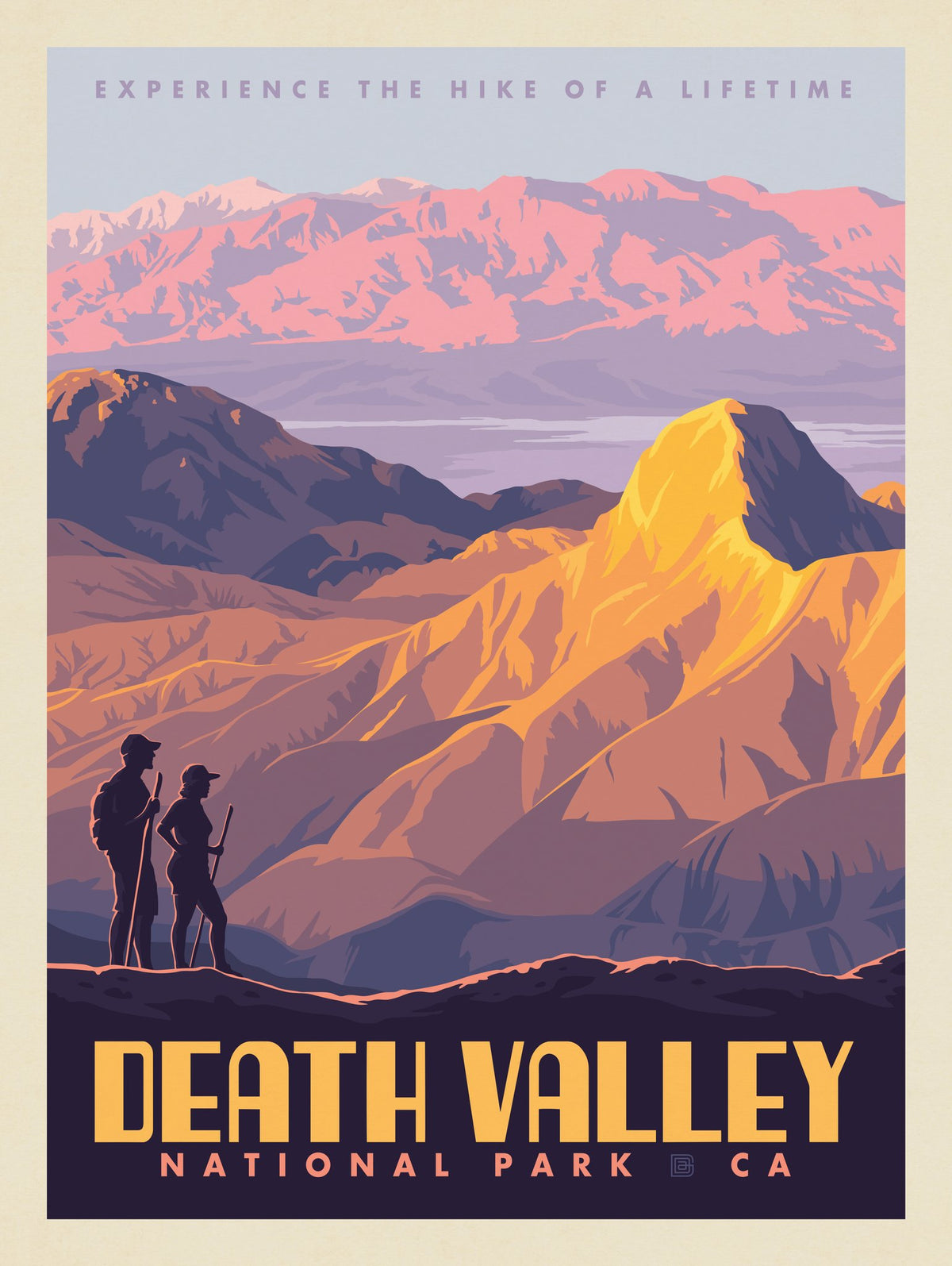 Death Valley National Park: Hikers - Puzzle - Artwork