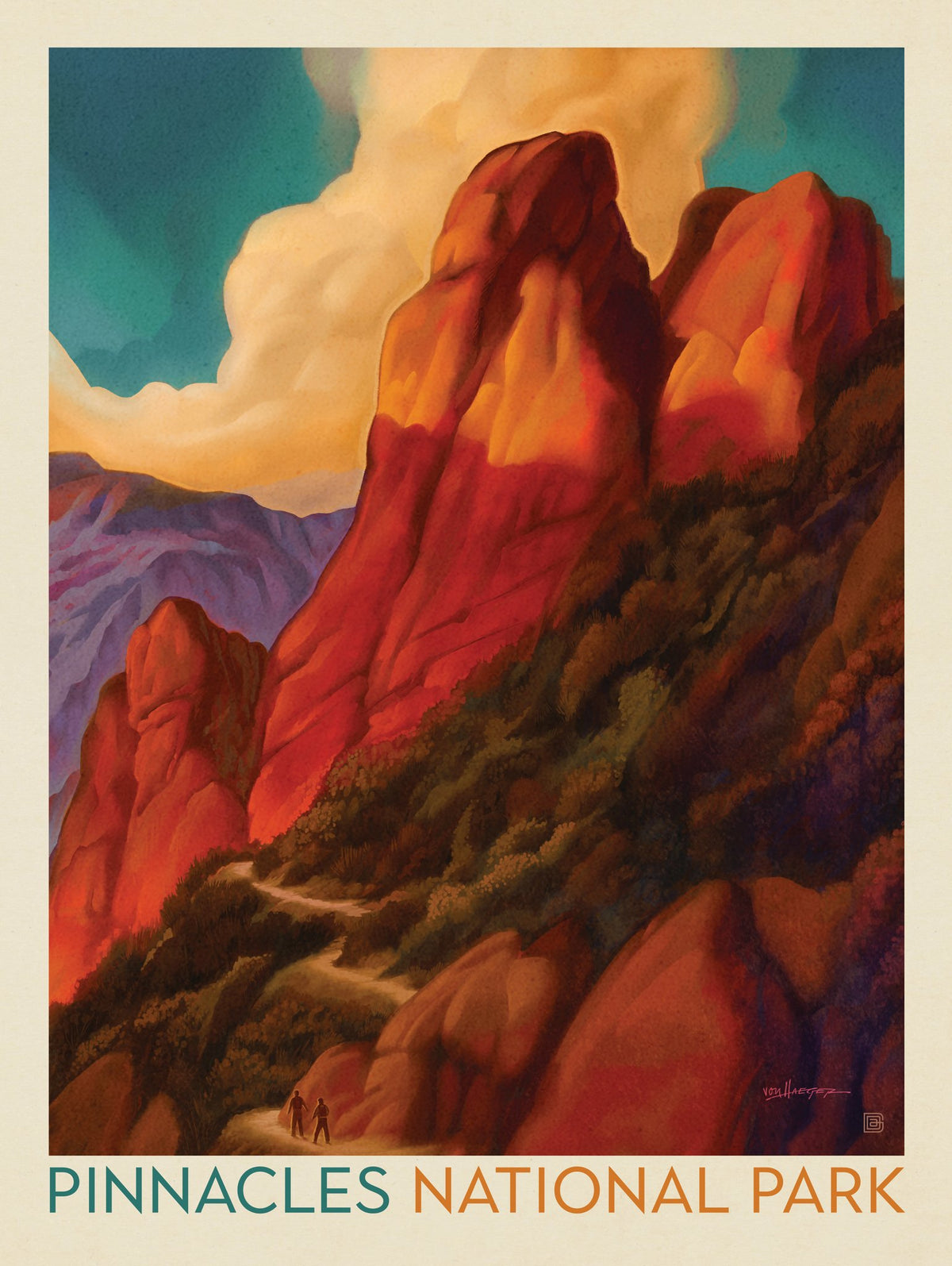 Pinnacles National Park: Desert Shadows - Puzzle - Artwork