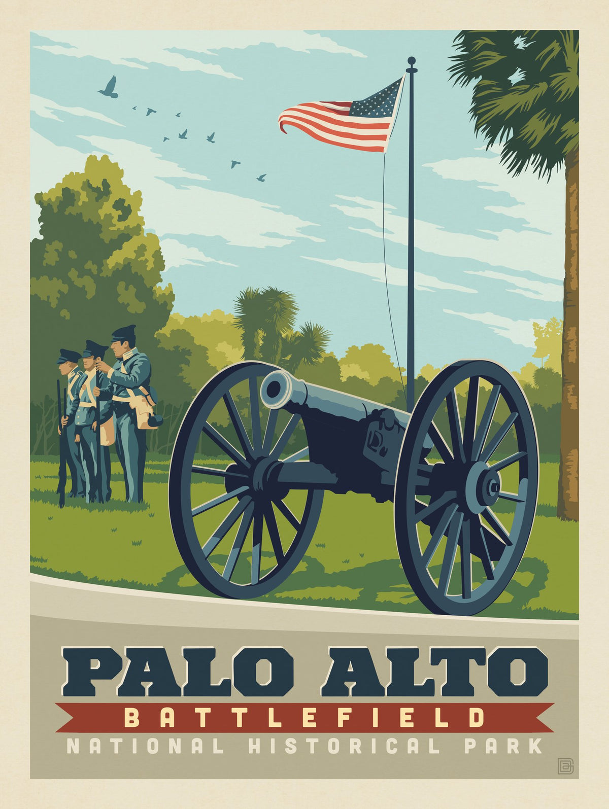 Palo Alto Battlefield National Historic Park, TX - Puzzle - Artwork