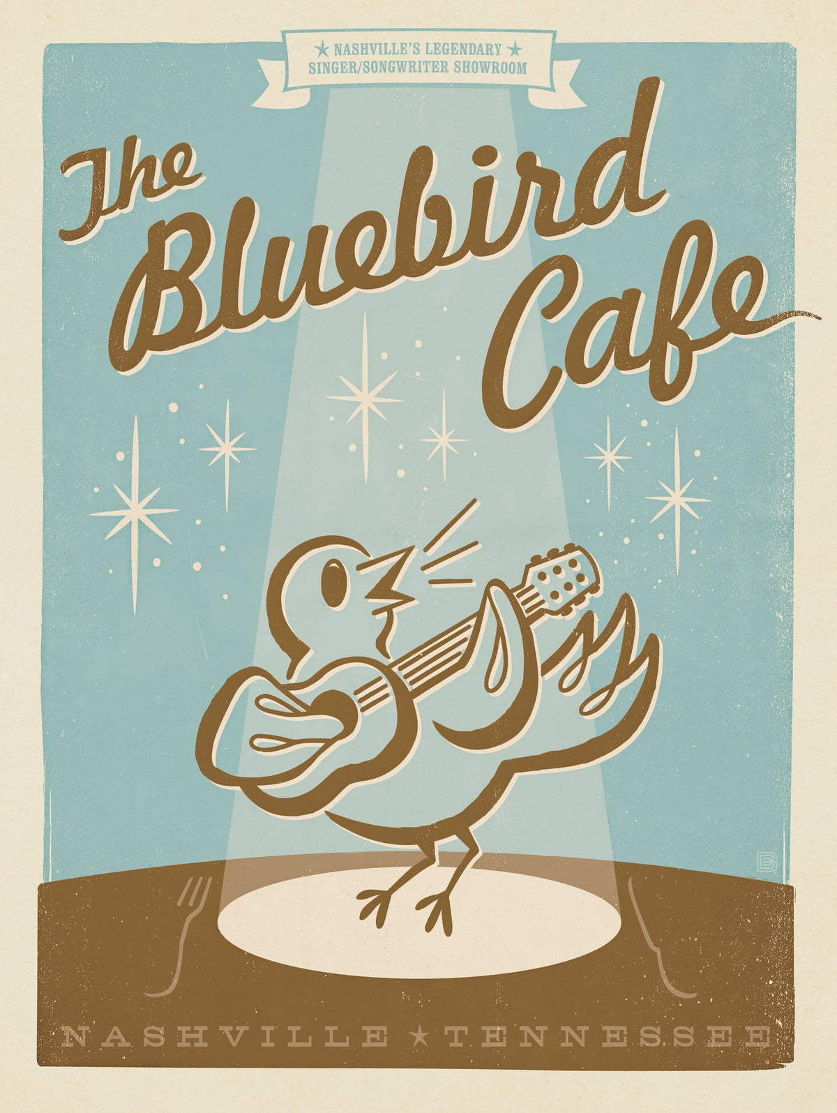 Bluebird Cafe - Puzzle - Artwork