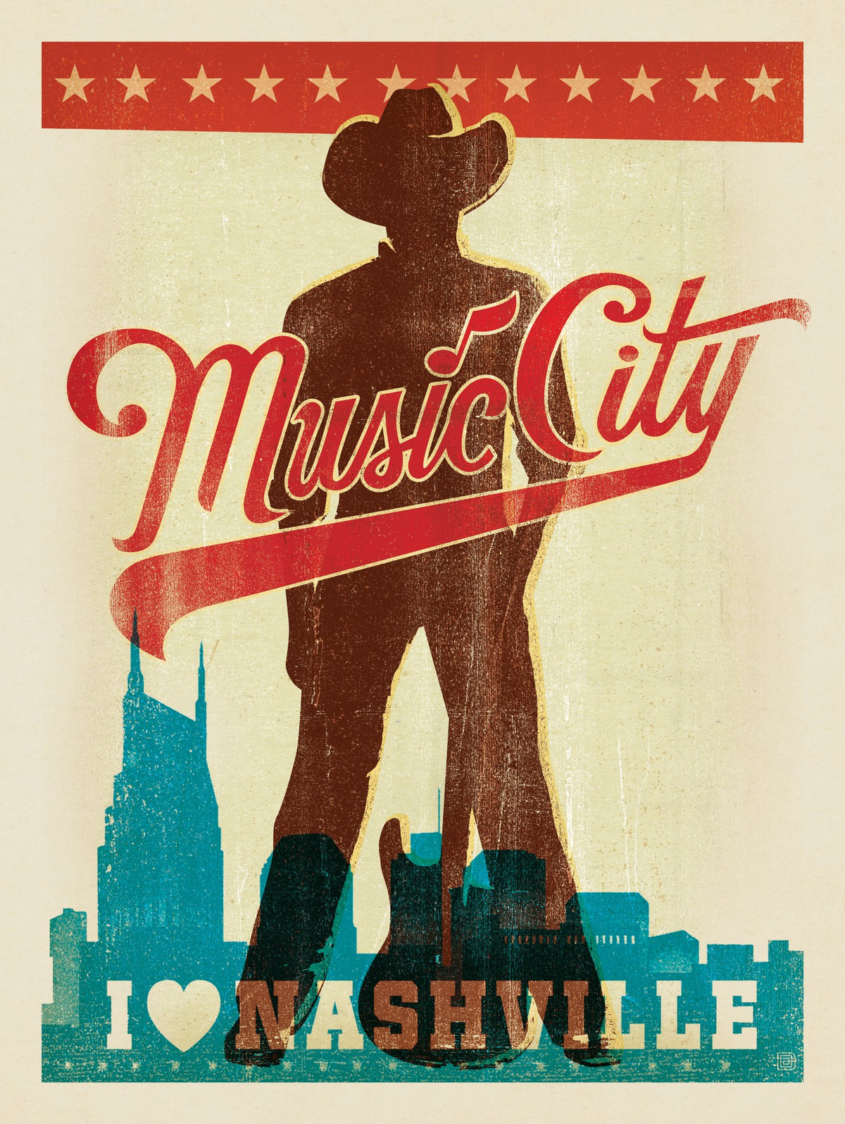 OverPrint: Music City Man - Puzzle - Artwork