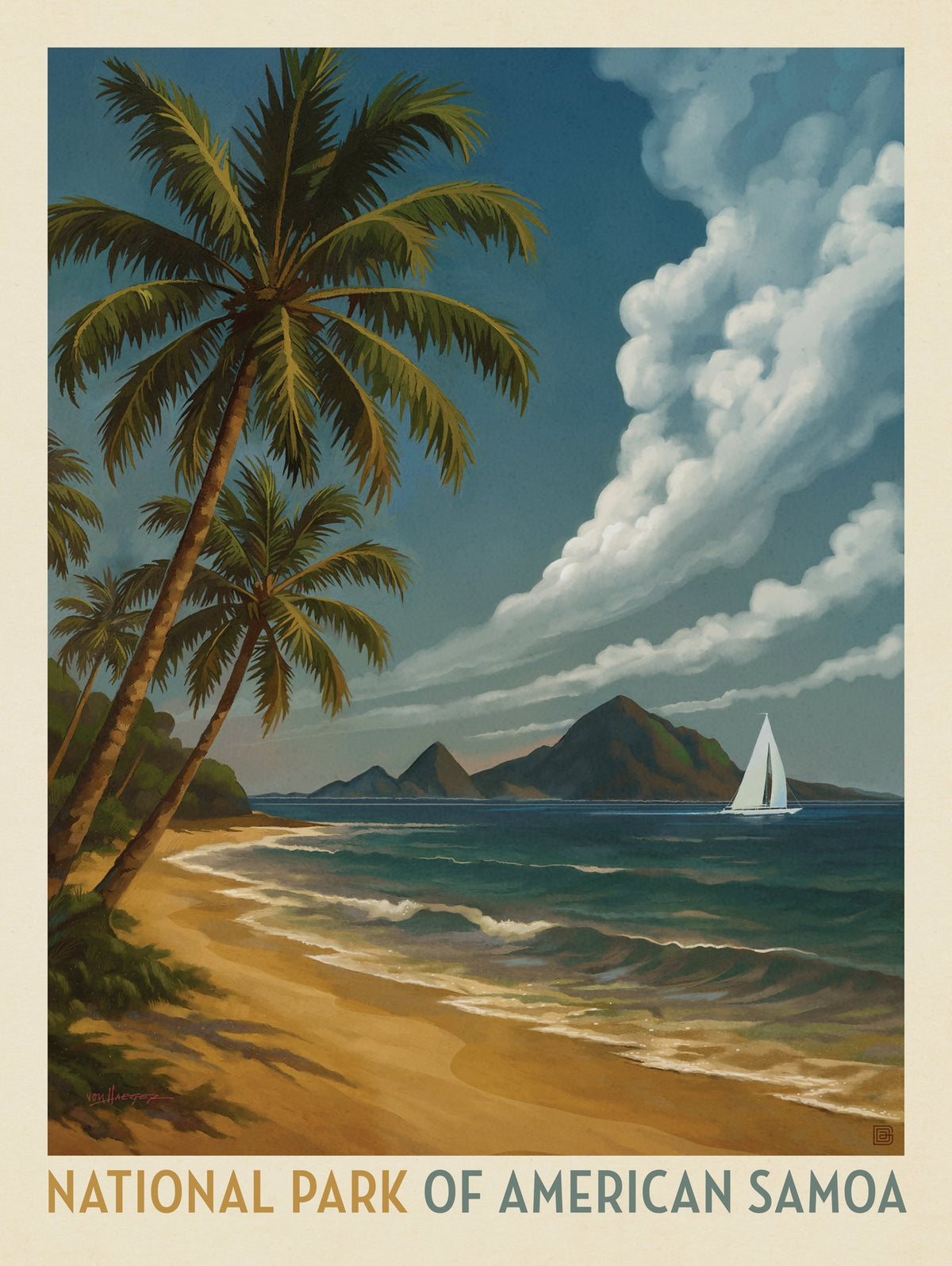 National Park of American Samoa: Sea Breeze - Puzzle - Artwork