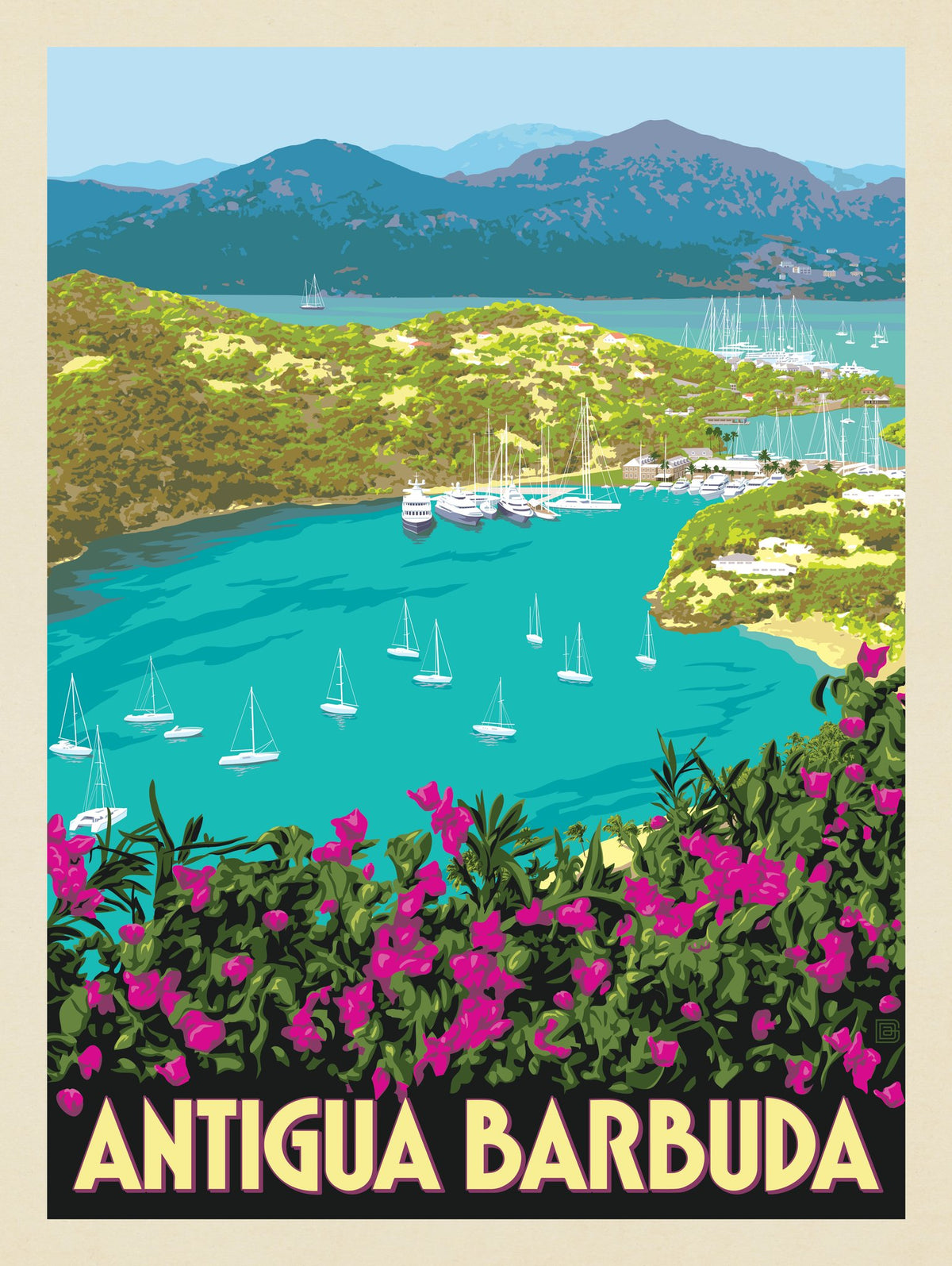 Antigua Barbuda - Puzzle - Artwork