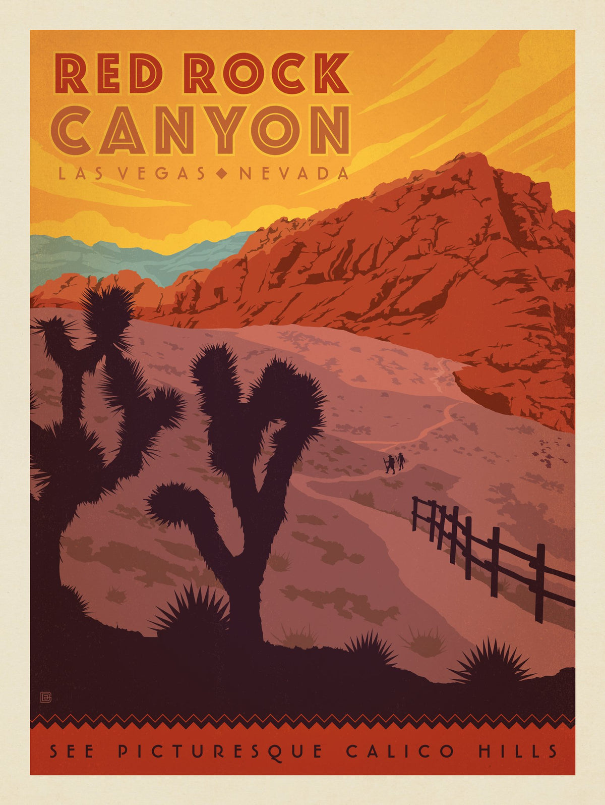 Red Rock Canyon, Nevada - Puzzle - Artwork