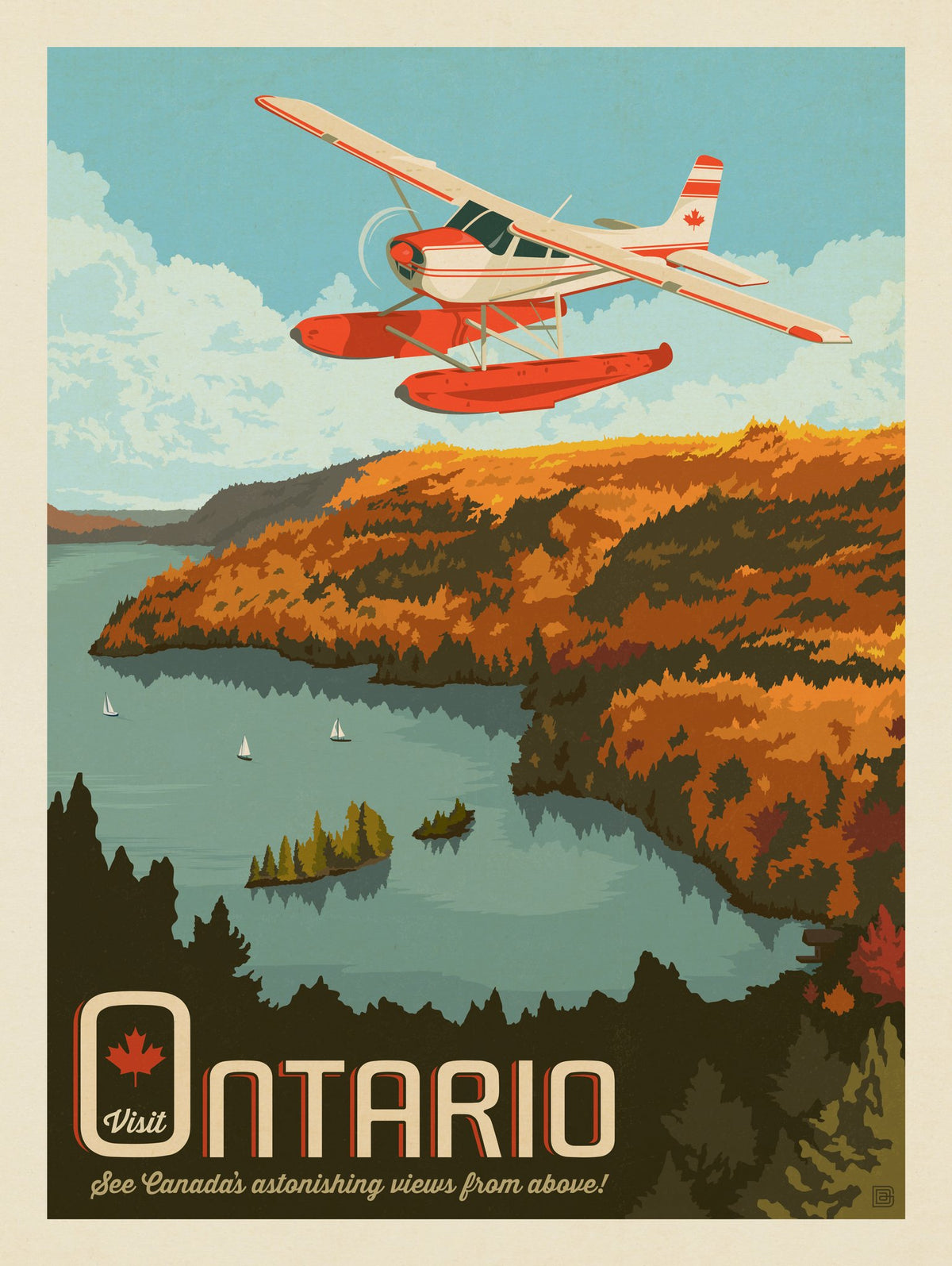 Canada: Ontario by Air - Puzzle - Artwork