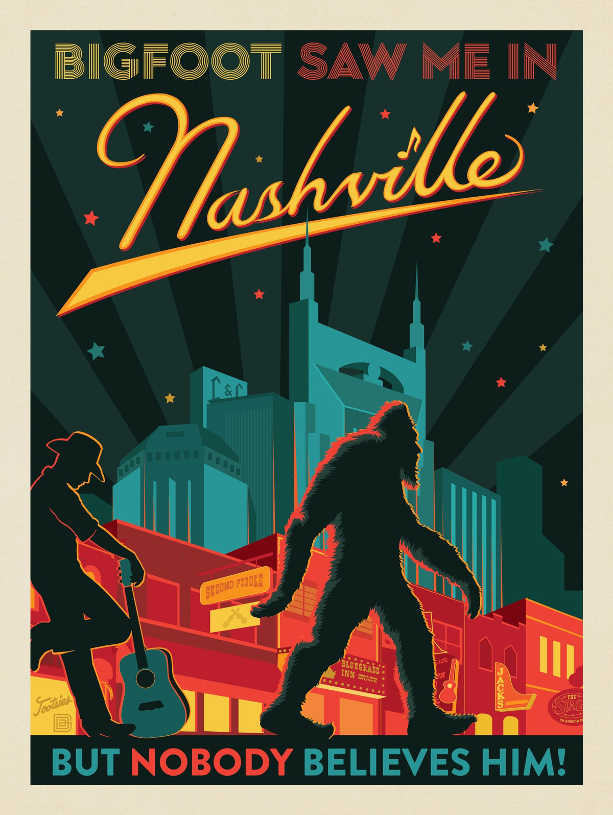 Nashville, TN: Bigfoot Sighting - Puzzle - Artwork