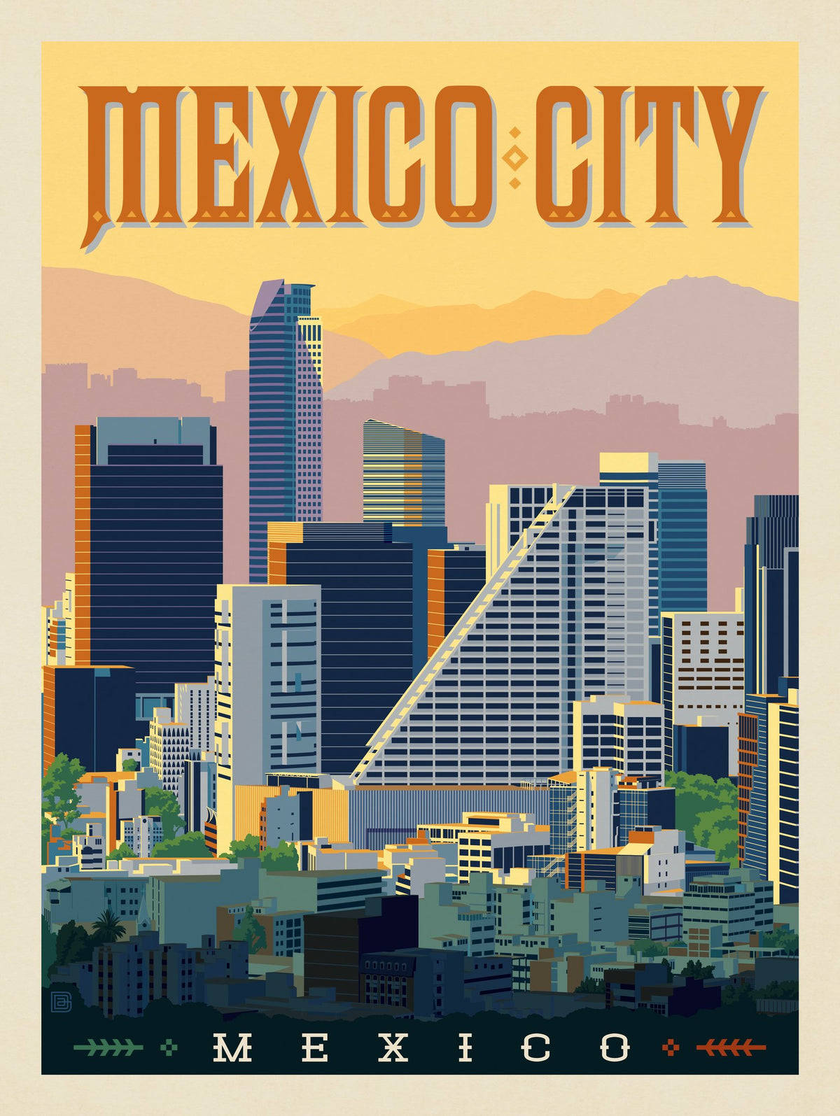 Mexico: Mexico City - Puzzle - Artwork