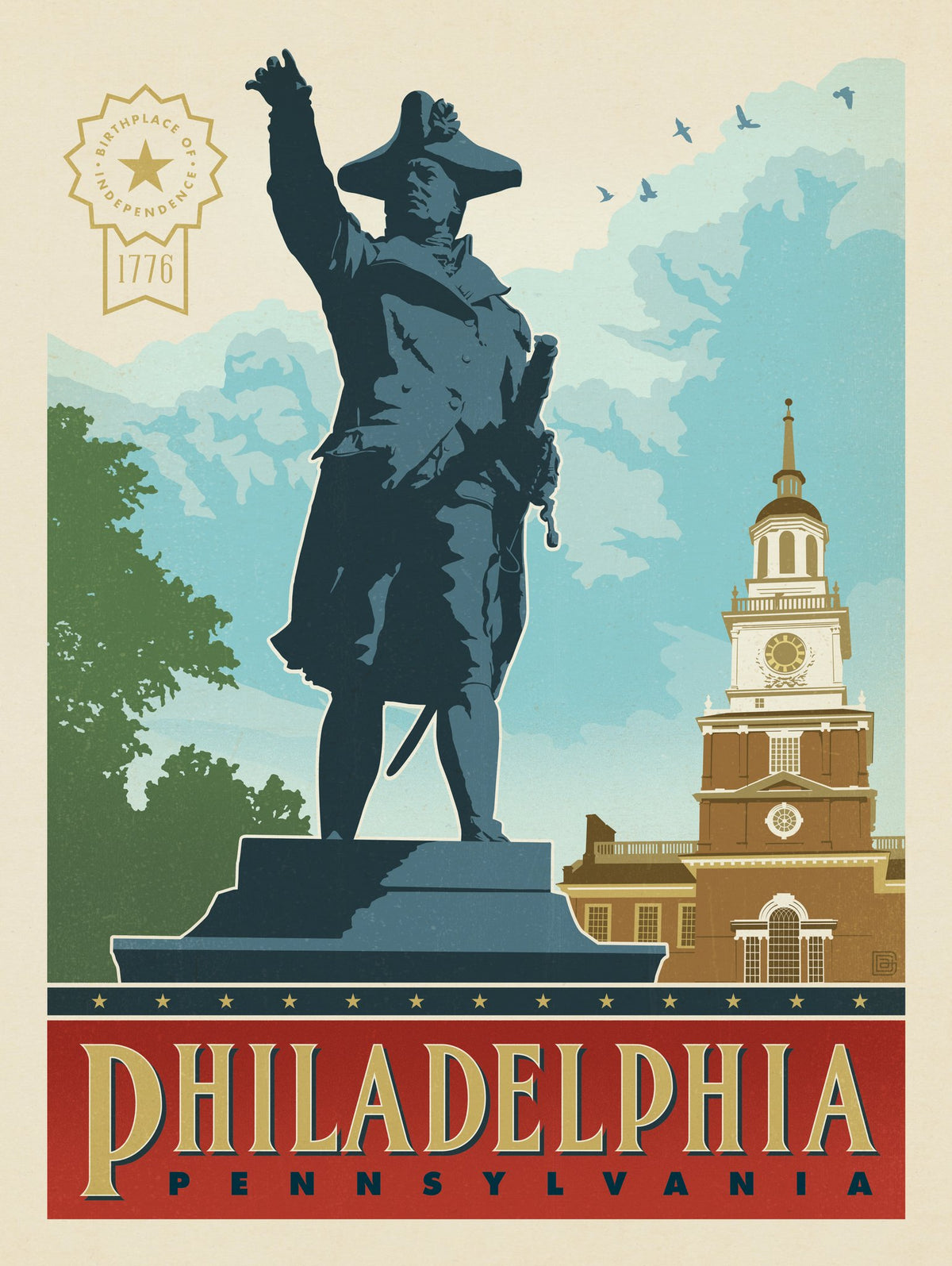 Philadelphia, PA: Independence Hall - Puzzle - Artwork