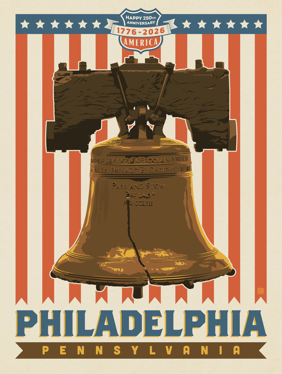 250th Anniversary USA: Liberty Bell - Puzzle - Artwork