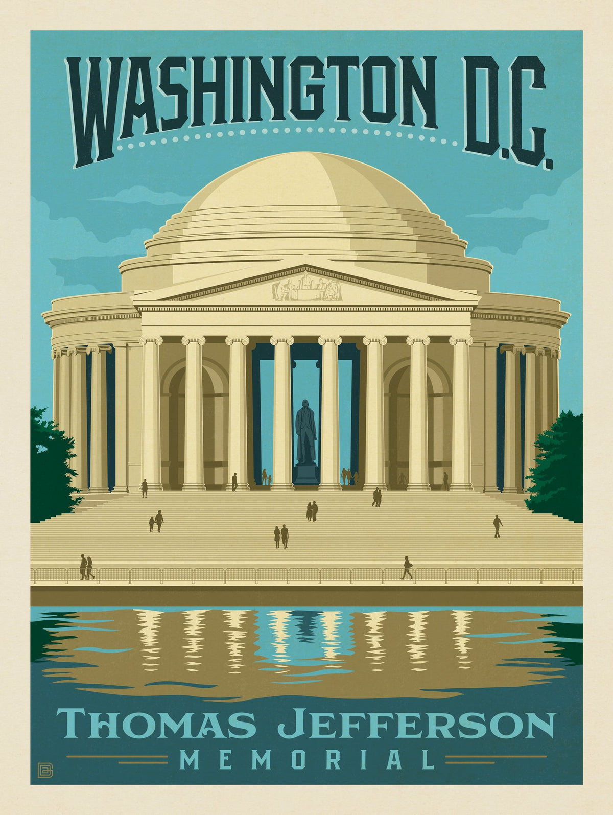 Washington, DC: Thomas Jefferson Memorial - Puzzle - Artwork