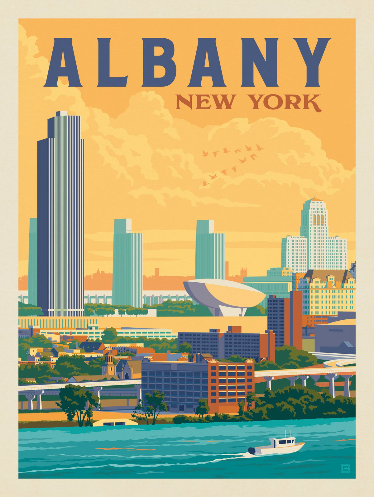 Albany, New York - Puzzle - Artwork