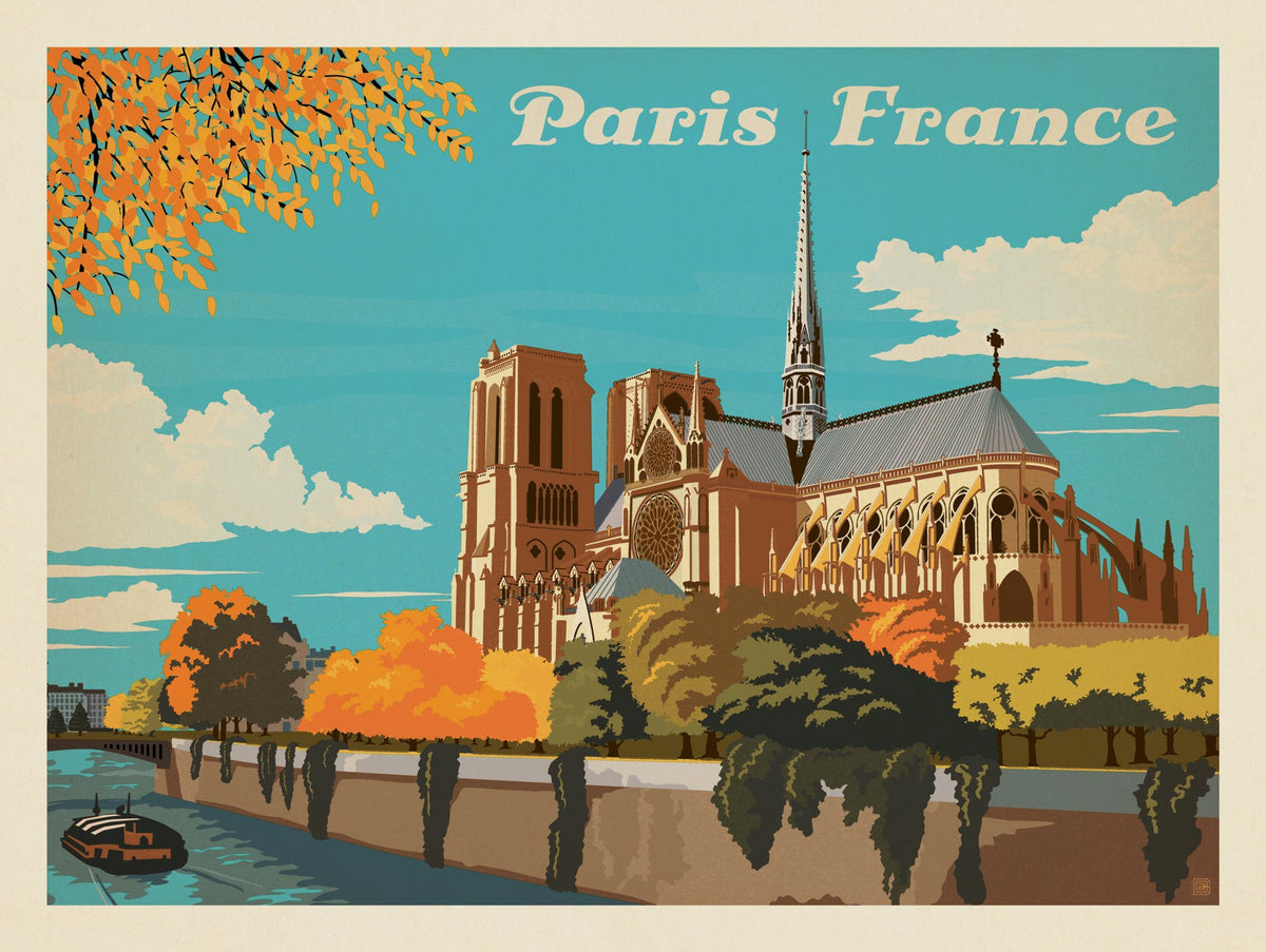 France: Paris, Notre Dame, Horizontal - Puzzle - Artwork