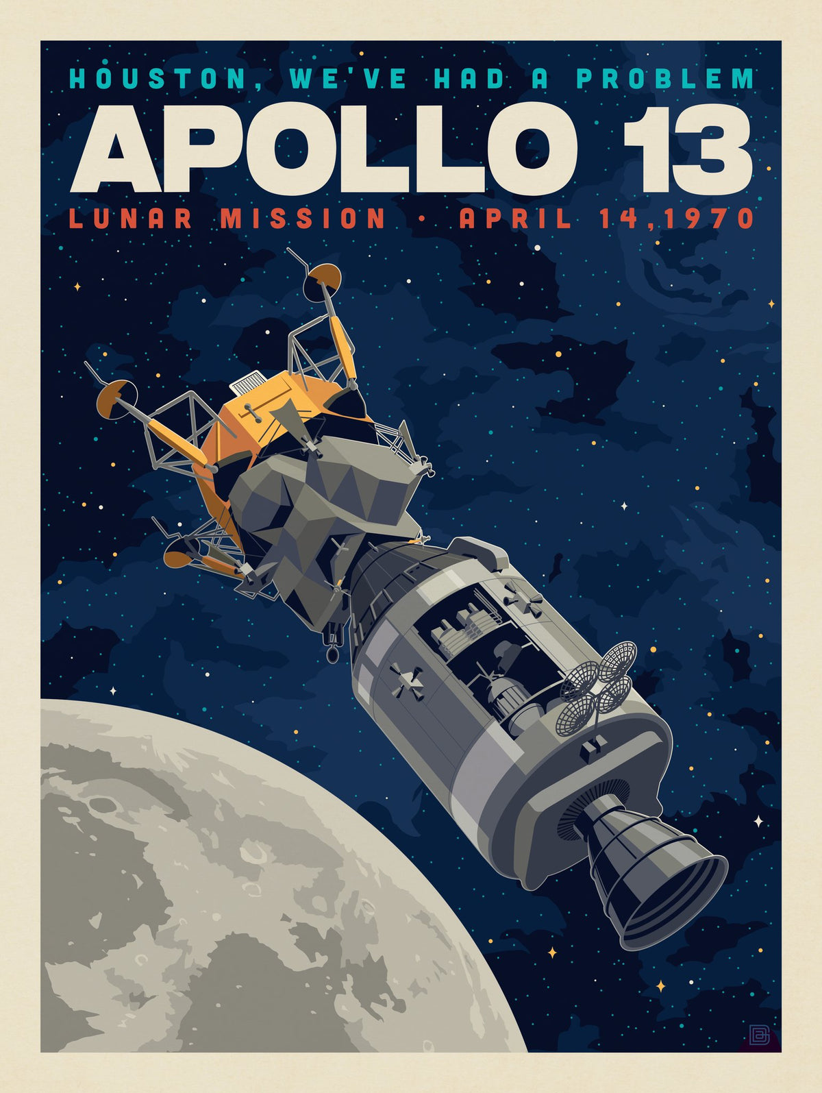 NASA 1970: Apollo 13 - Puzzle - Artwork