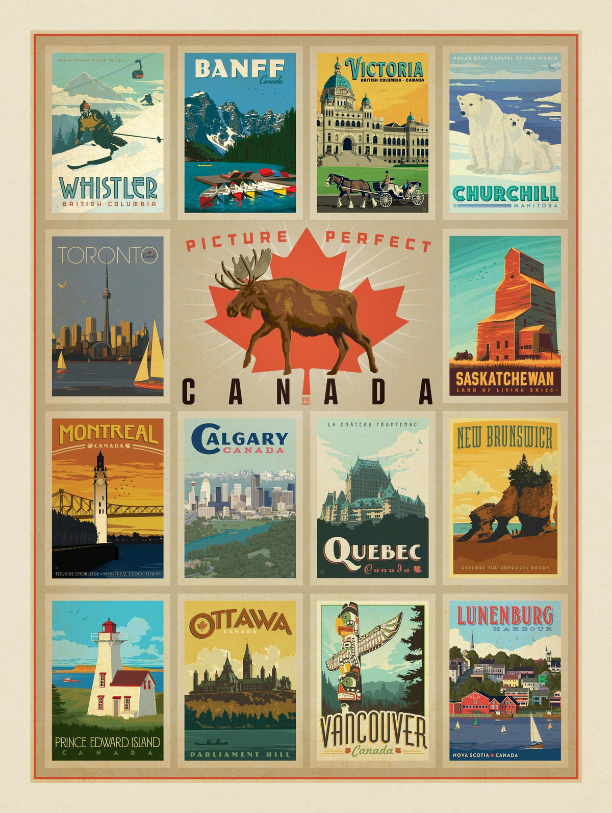 Canada: Multi-Image Print - Puzzle - Artwork