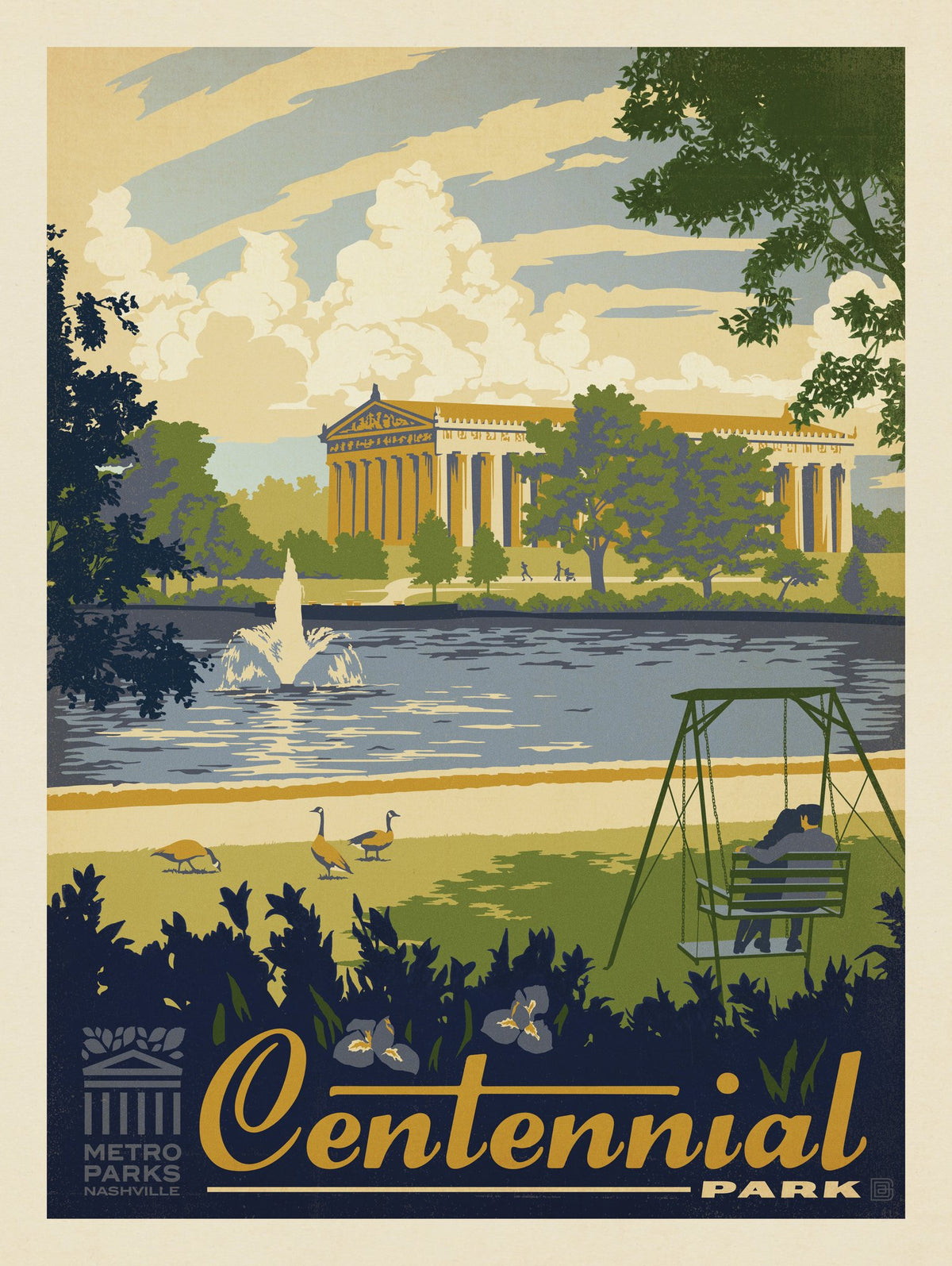 Metro Parks: Centennial Park - Puzzle - Artwork