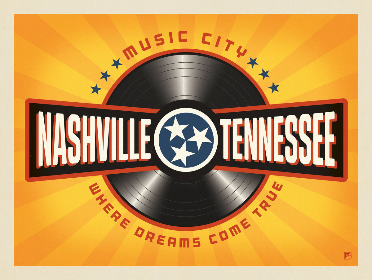 Music City: Vinyl Record (Horizontal) - Puzzle - Artwork