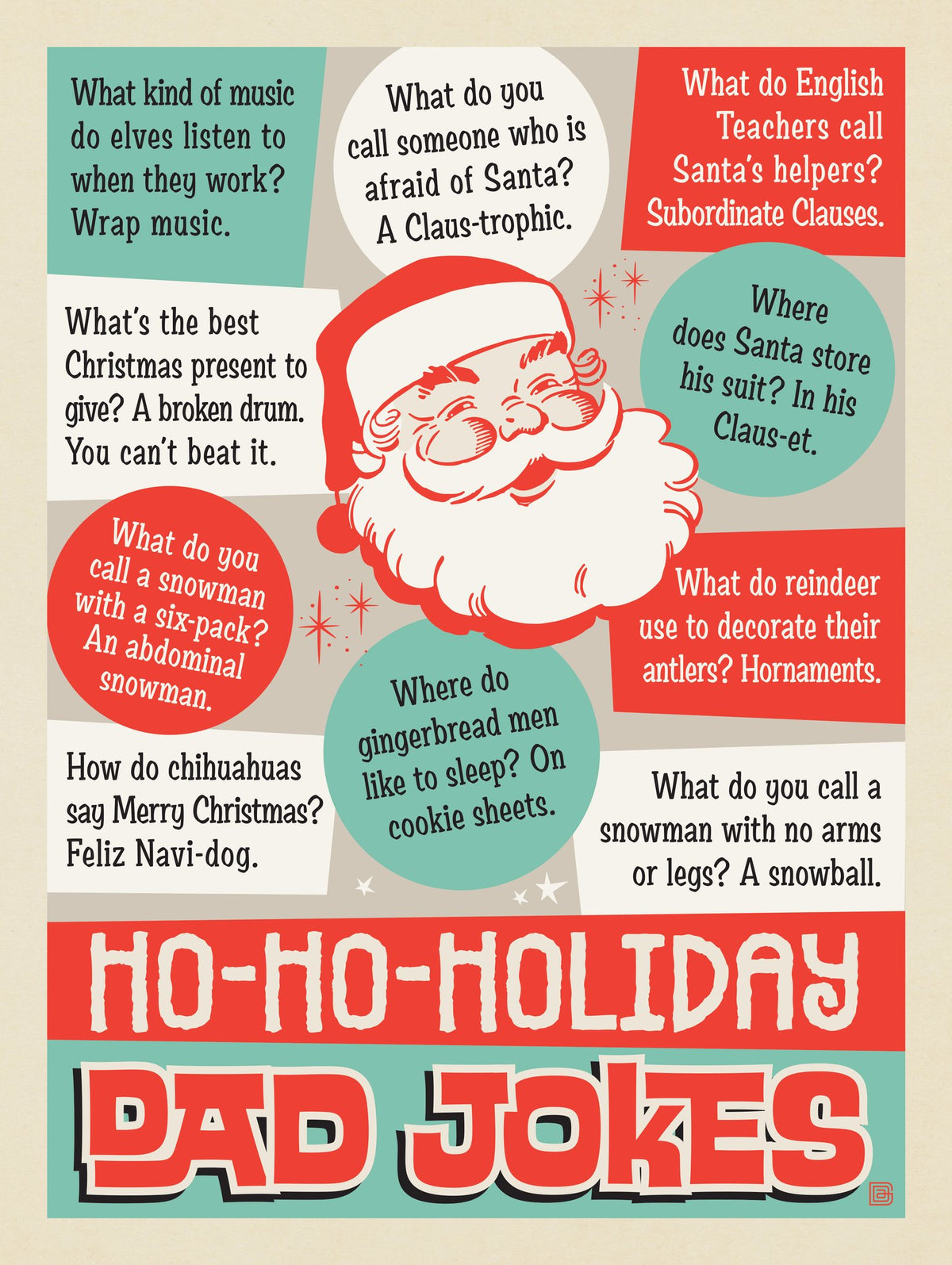 Dad Jokes: Ho-Ho-Holidays - Puzzle - Artwork