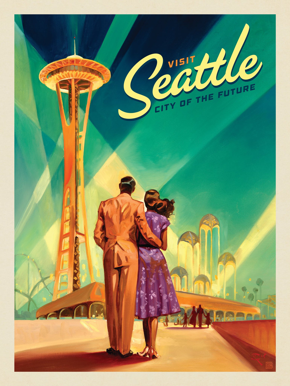 Seattle: Space Needle - Puzzle - Artwork