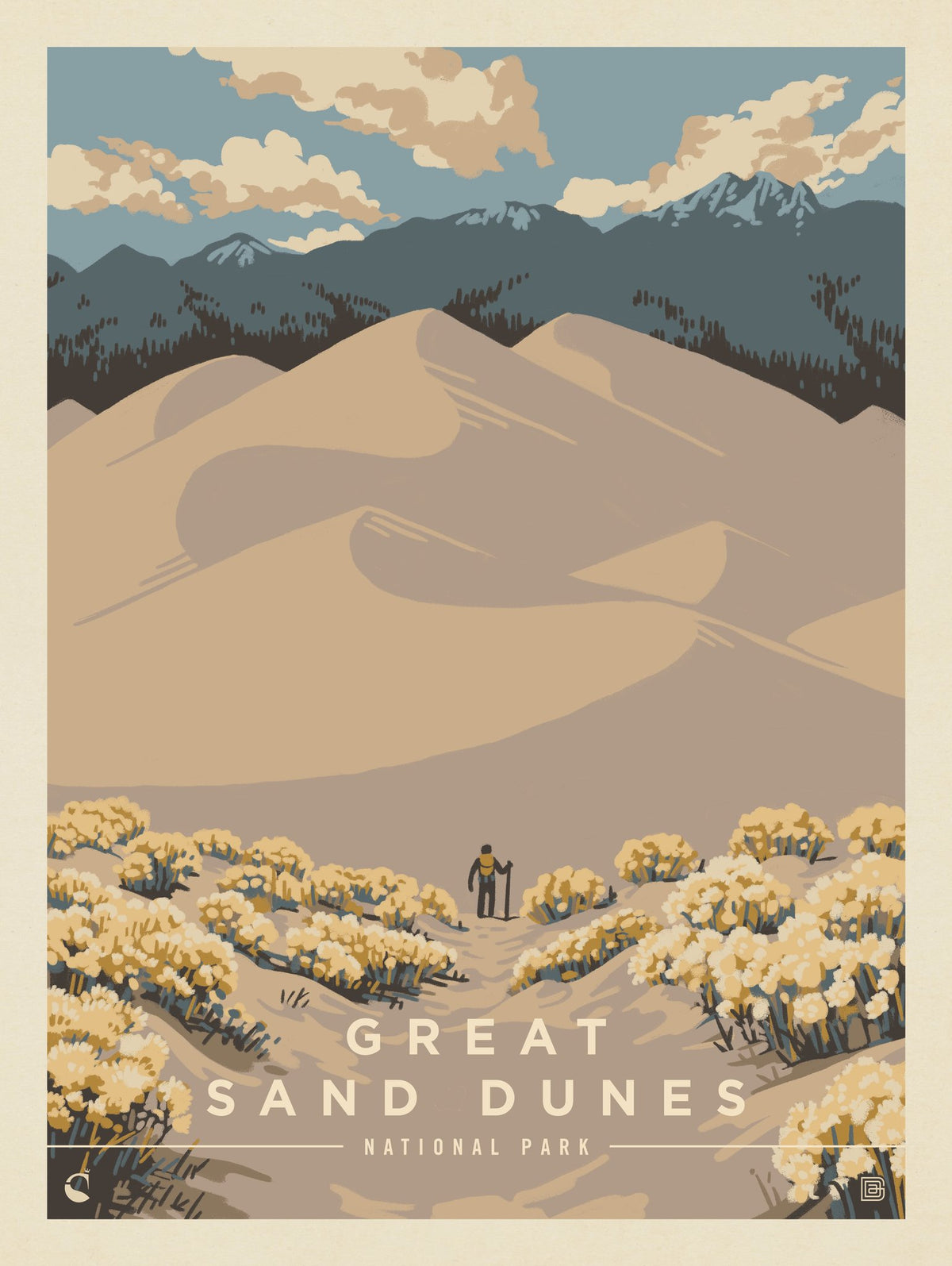 Great Sand Dunes National Park: Shifting Hills - Puzzle - Artwork