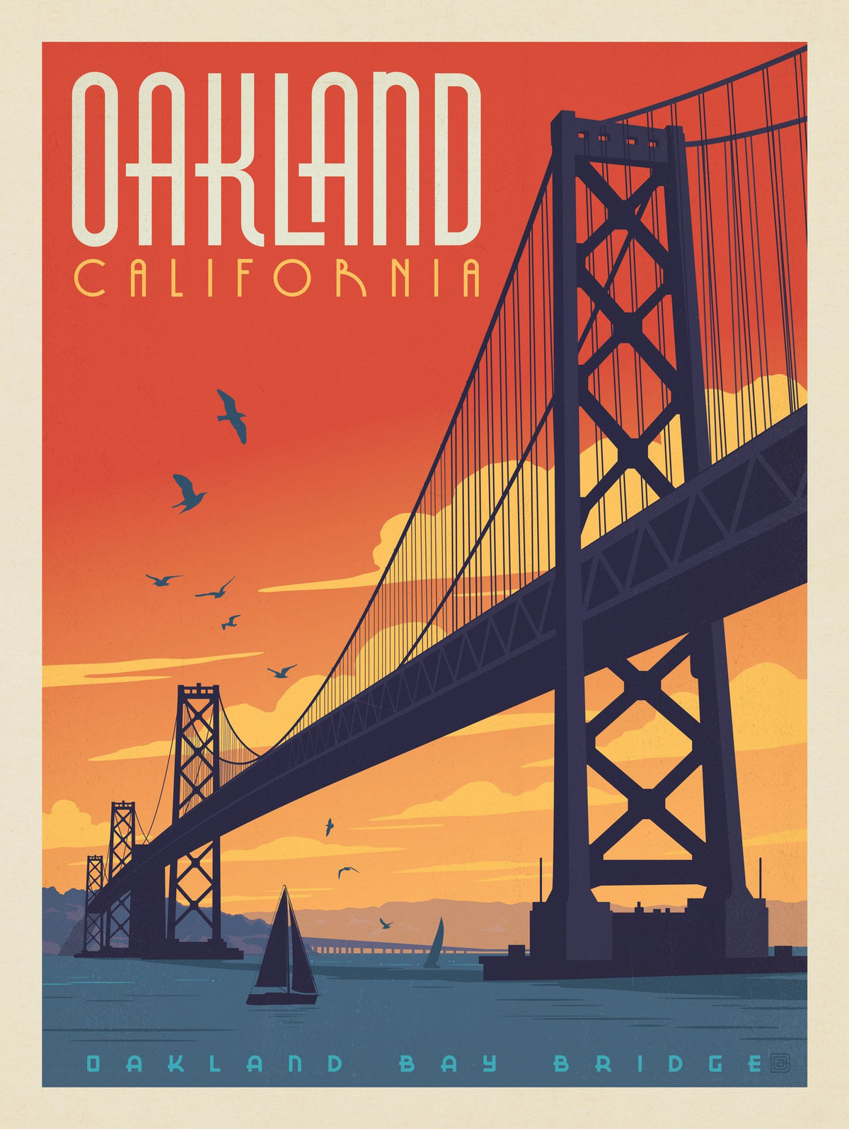 Oakland, California - Puzzle - Artwork