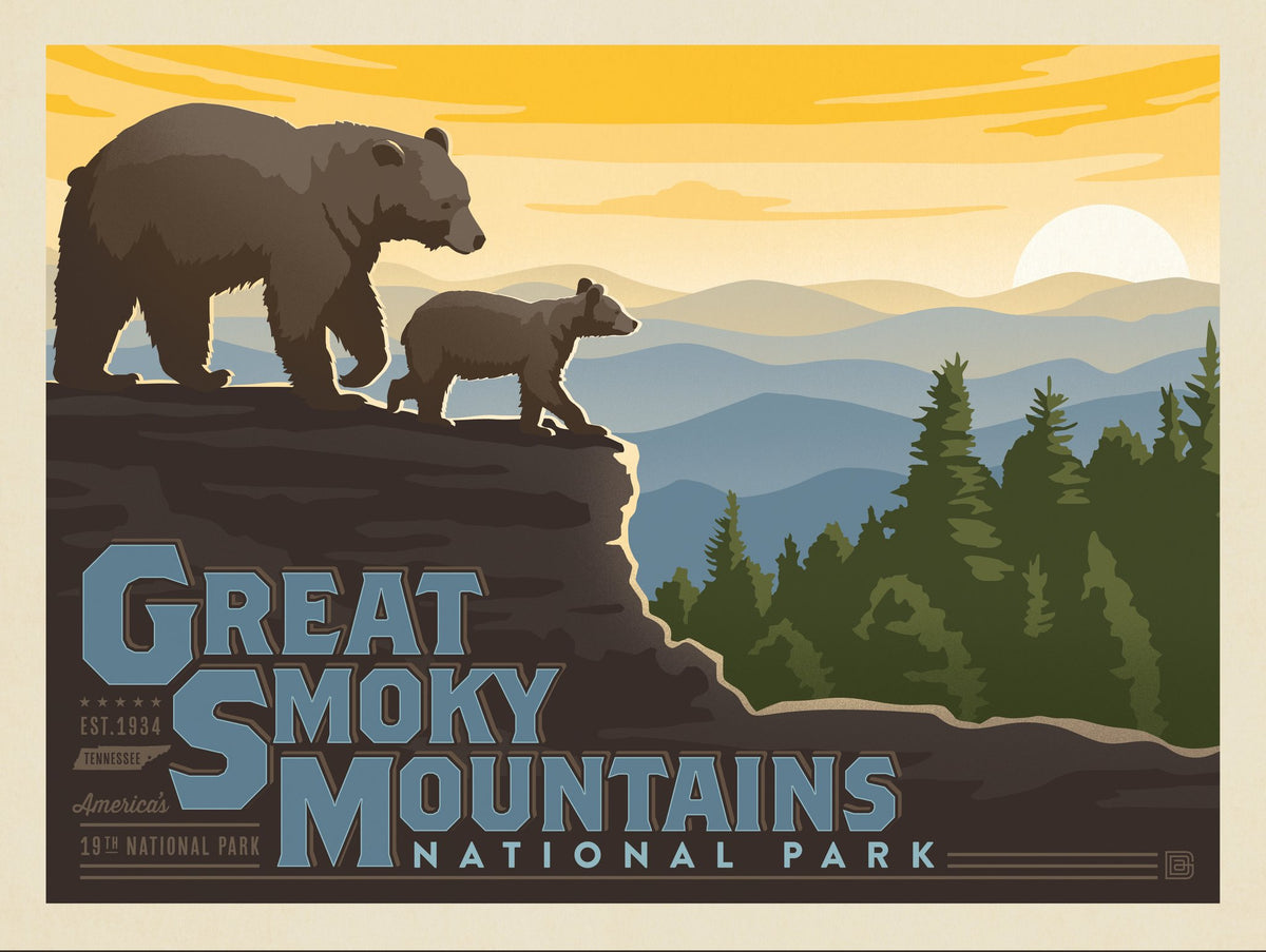 Great Smoky Mountains Horizontal Print - Puzzle - Artwork