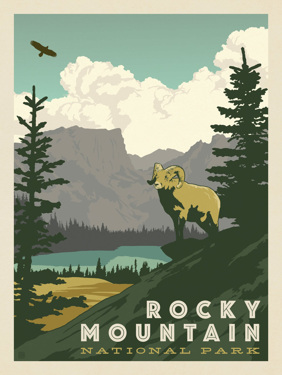 Rocky Mountain National Park - Puzzle - Artwork