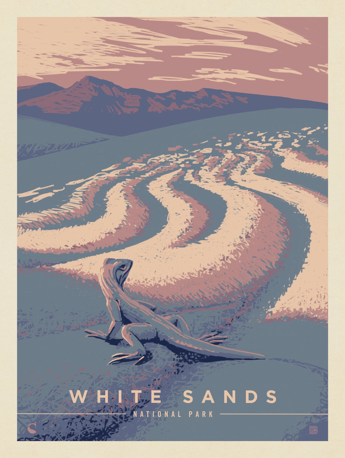 White Sands National Park: Drifting Dunes - Puzzle - Artwork