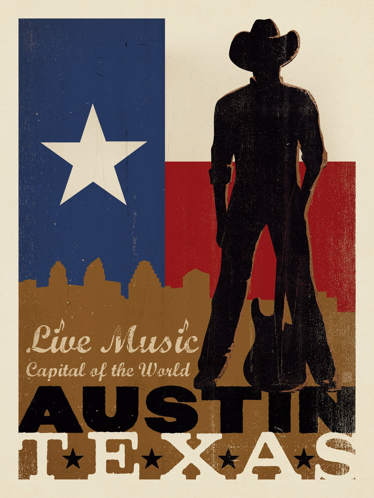 Austin Cowboy - Puzzle - Artwork
