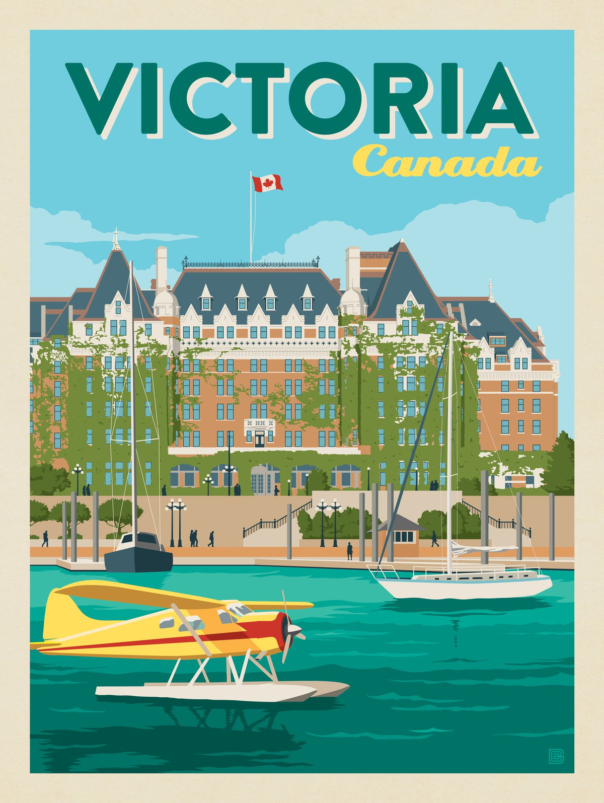 Canada: Victoria Harbor - Puzzle - Artwork