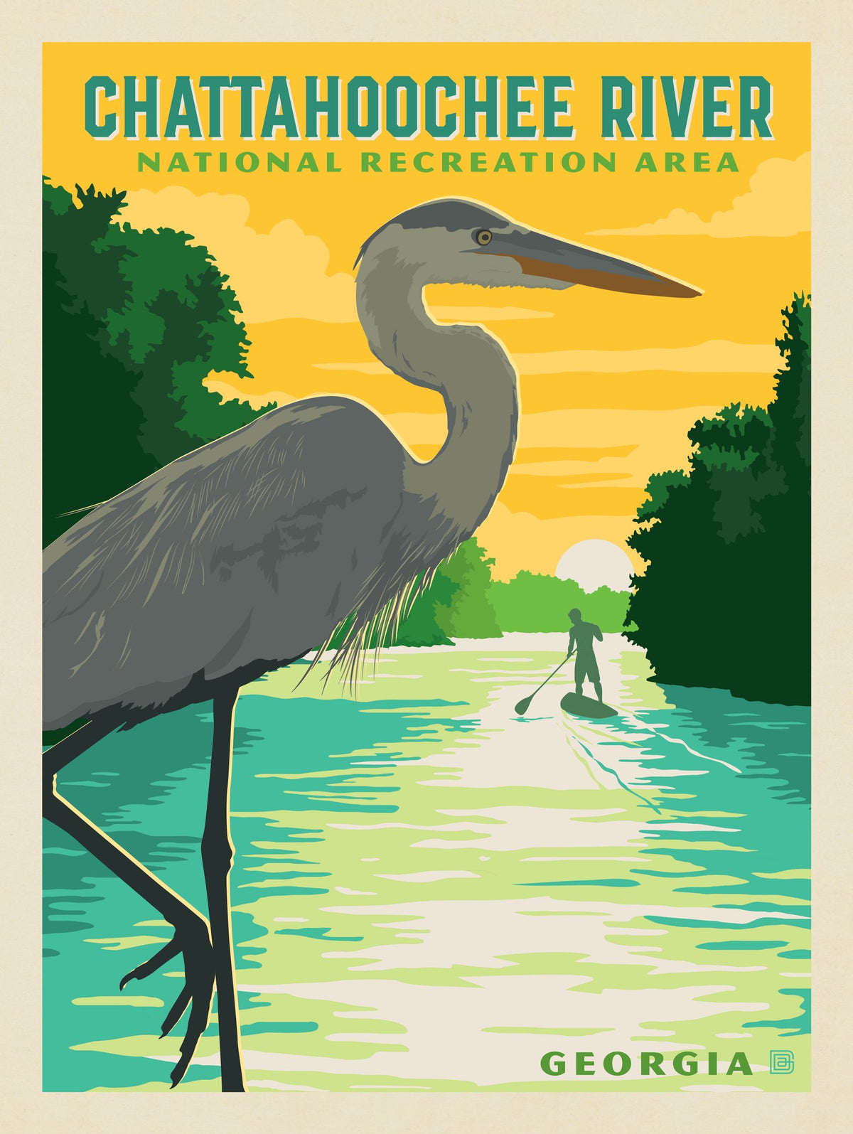 Chattahoochee River National Recreation Area: GA - Puzzle - Artwork