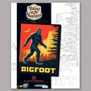 Paint-By-Numbers Kit: Bigfoot