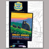 Paint-By-Numbers Kit: Great Smoky Mountains Bears