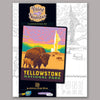 Paint-By-Numbers Kit: Yellowstone Bison