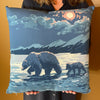 18"x18" Throw Pillow: Kenneth Crane's Lake Clark National Park