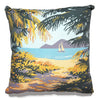 Virgin Islands Throw Pillow Design