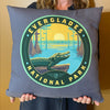 Alligator pillow design