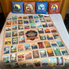 63 National Park Posters Plush Sherpa Blanket